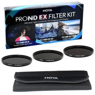 HOYA PROND EX Filter Kit (ND8, ND64, ND1000) 62mm